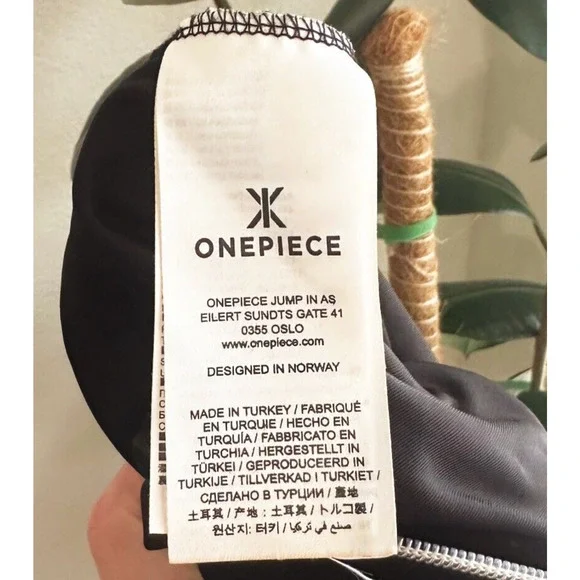 Onepiece Black Hooded Jumpsuit with White Details - Picture 7 of 9